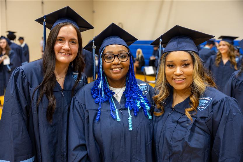 Students celebrate graduating